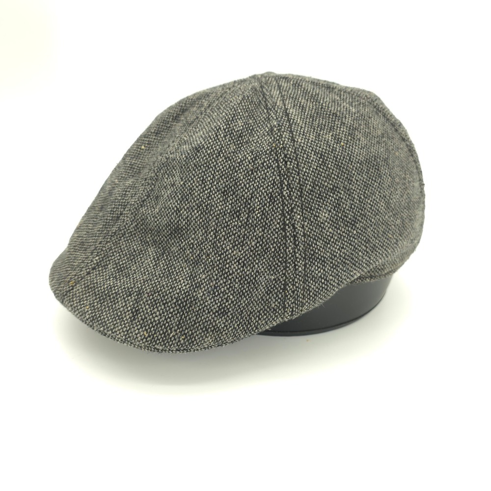 Free Authority Flat Cap Mens M/L Grey Wool Blend Newsboy Ivy Driving Hat